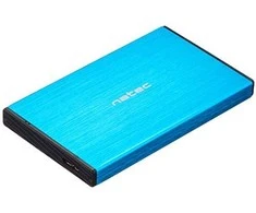 NATEC NKZ-1280 išorinis korpusas RHINO GO, skirtas 2,5" SATA USB 3.0 Mėlyna