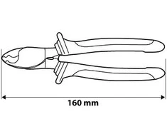 KABELIŲ ŽIRKLĖS 160mm NEO 01-513