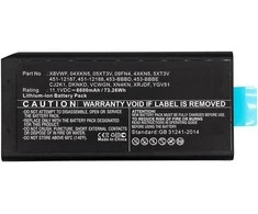 Coreparts Dell 73Wh 11.1V 6600mAh