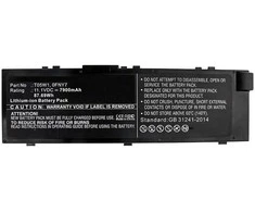 CoreParts do Dell 87.69Wh Li-ion 11.1V - zamiennik