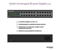 Šakotuvas NETGEAR 24PT GE nevaldomas jungiklis