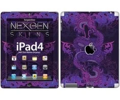 Other Brand Nexgen Skins su 3D efektu, skirtas iPad 2/3/4 (Serpentine 3D)