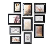 Nuotraukų rėmelis Nielsen Design Nielsen 10er ornamentų rinkinys juoda derva 8999325