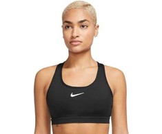 Sportinė liemenėlė Nike Swoosh Nesium Support juoda DX6821 010 (M)