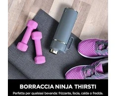 Gertuvė Ninja, 700 ml, mėlynos spalvos