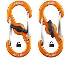NITE-IZE karabinai S-Biner MicroLock (5vnt) Daugiaspalviai