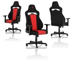 Žaidimų kėdė Nitro Concepts E250 Gaming Chair, Juoda-raudona