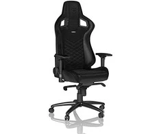 Žaidimų kėdė Noblechairs EPIC PU-Leather Gaming Chair, Juoda-mėlyna