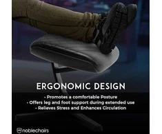 noblechairs Footrest 2 – PU Juodas