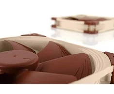 Procesoriaus Aušintuvas - Noctua Nf-a14 Flx 14 Cm, Rusvai Geltonas