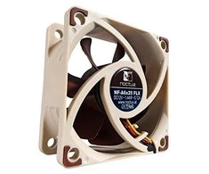 Noctua NF-A6X25 FLX kompiuterio aušinimo sistema Klasės kompiuteris Ventiliatorius 6 cm Rudas