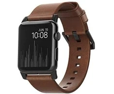 Nomad Išmaniojo laikrodžio Apple odinis dirželis, Rudos spalvos, 42/44mm