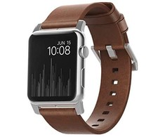Nomad Išmaniojo laikrodžio Apple odinis dirželis, Rudos spalvos, 42/44mm