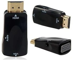 AV adapteris PremiumCord HDMI - D-Sub (VGA) juoda