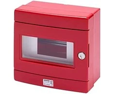 Gewiss Ugnies jungiklis 1x8 cokolis moduliai raudona 42 RV (GW42202)
