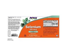 Now Foods Now Selenium 200 mcg 90 kapsulių
