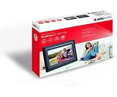 Nuotraukų rėmelis AgfaPhoto Agfa Photo APF700 LED HD 7" + Laikrodis Kalendarz juoda