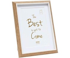 Nuotraukų rėmelis Deknudt S46WG4 P1 derva 30x40 natūrali / balta su passepartout