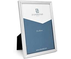 Nuotraukų rėmelis Zilverstad Perlrand sidabrinis 15x20 metalinis portretas siauras 7152231
