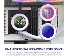 NZXT CPU vandens aušinimas Kraken Elite 240 RGB LCD Baltas
