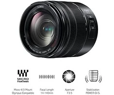 Objektyvas Panasonic Lumix 14-140mm F/3.5-5.6 G VARIO II