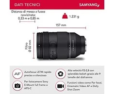 Objektyvas Samyang AF 35-150mm F2-2.8 Sony FE