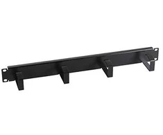 Efb Elektronik EFB 19" 1HE Kabelführungspanel, 4 Bügel, Stahl, juodas