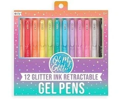 Ooly Geliniai rašikliai su blizgučiais Oh My Glitter 12 col