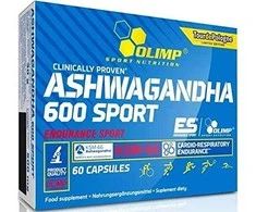 Olimp Ashwagandha 600 Sport, 60 kapsulių