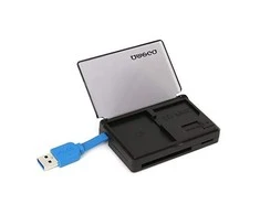 Kortelių skaitytuvas Omega (OUCR33IN1) (Micro SDHC,SDHC,SDXC USB 3.0) juodas