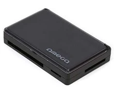 Kortelių skaitytuvas Omega (OUCR33IN1) (Micro SDHC,SDHC,SDXC USB 3.0) juodas