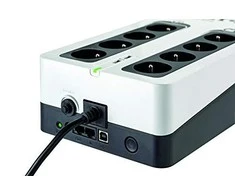 Eaton 3S450F nepertraukiamo maitinimo resursai (UPS) Budėjimo režimas (neprisijungus) 450 VA 270 W 6 AC išvestis(ys / čių)