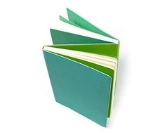 Kolorowe Baloniki Notebook dvipusės linijos / paprastoji jūra