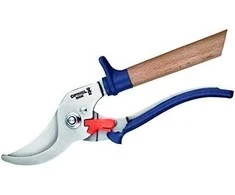 Opinel sekatorius kombinuota buko ir mėlyno plastiko rankena
