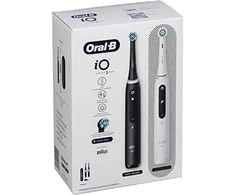 Dantų šepetėlis Oral-B iO Series 5 Duo juoda / balta su 2 rankena