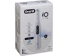 Elektrinis dantų šepetėlis Oral-B iO Series 6, Baltas