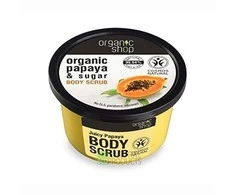 Šveitiklis kūnui ORGANIC SHOP su papajų ekstraktu, 250 ml