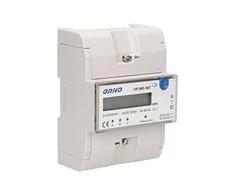 ORNO 3 FAZIŲ ELEKTROS RODIKLIS, 120A, 5 MODULIAI, DIN TH-35MM, PAPILDOMAS MYGTUKAS