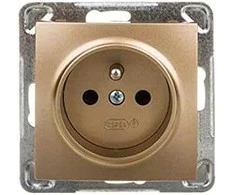 Ospel Vieno įspaudimo lizdas su metaliniu gruntu (GP-1YZ / m / 28)