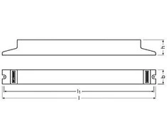 Osram elektroninis balastas linijinėms liuminescencinėms lempoms QT-FIT8 3x18,4x18 - 4008321294302