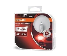 "Osram Night Breaker Sidabrinis H11" 64211NBS HCB, 12 V