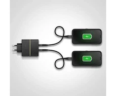 OTTERBOX SIENINIS Įkroviklis 50W USB-C 30W + USB-C 20W Juodas