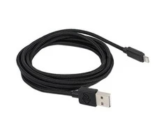 USB kabelis OWC USB-A - Žaibas 3 m Juodas (NWTCBLUSBL3MB)