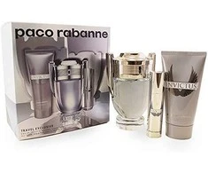 Paco Rabanne Invictus for Men (Rinkinys Vyrams) EDT 100ml + 10ml EDT + 75ml Šampūnas