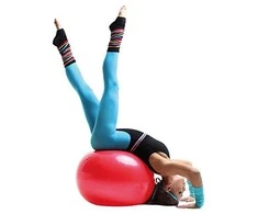 Sveltus Gimnast. kamuolys GYMBALL 65cm red+pakuotė