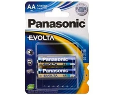 1x2 Panasonic Evolta LR 6 Mignon maitinimo elementai
