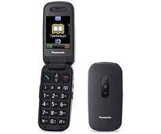 Mobilusis telefonas Panasonic KX-TU446EXB, juodos spalvos