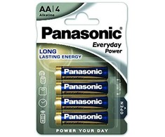 Elementai Panasonic (AA) 4 vnt. (Nekraunama)