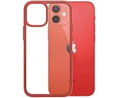 Panzer Glass PanzerGlass Clear Apple iPhone 12 Pro Max - dėklas telefonui skaidrus ir raudonos spalvos
