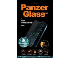 Panzer Glass PREMIUM TEMPERED biometrinio stiklo ekrano apsauga, visas dangtelis skirtas iPhone 12 Pro Max Privacy AB